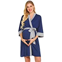 LHWY Premamá Invierno Leggins Abrigos Bata De Maternidad Bata De Parto Camisones Hospital Vestido De Lactancia